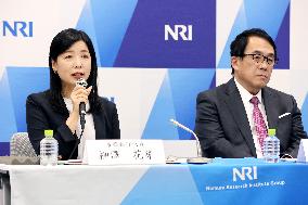 Nomura Research Institute, Ltd. president change press conference